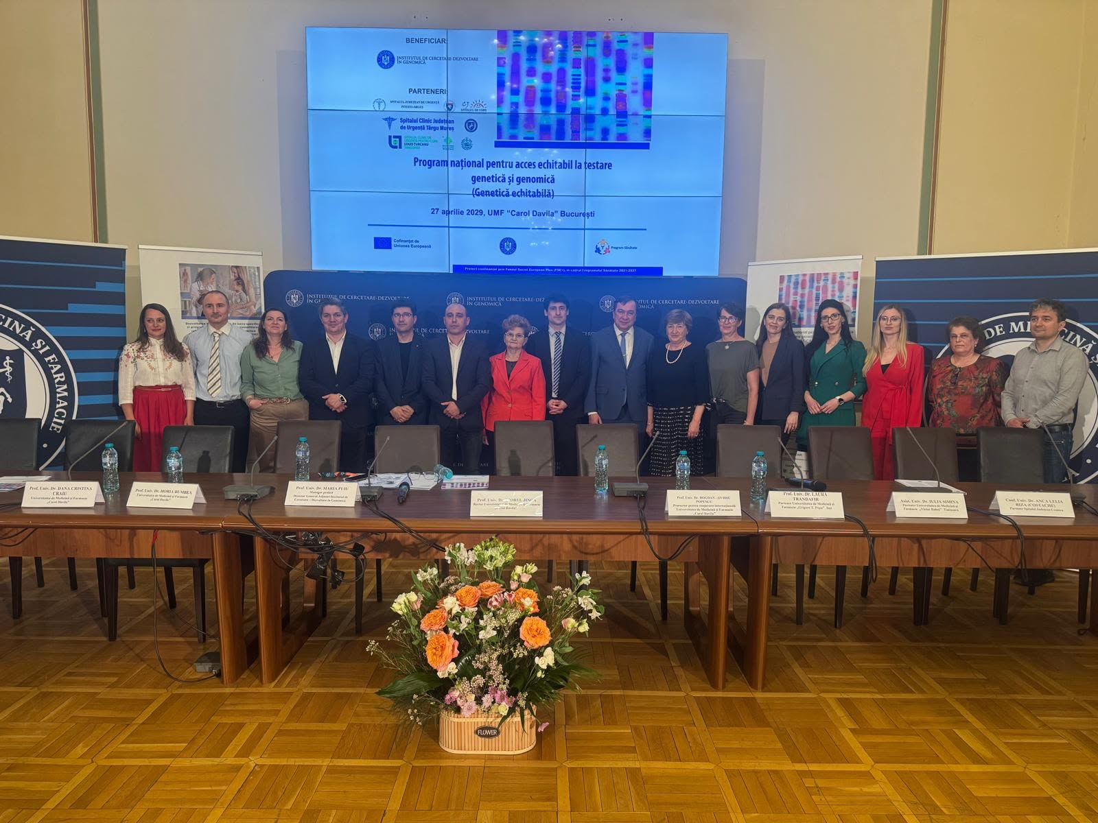 Lansarea proiectului „Program național pentru acces echitabil la testare genetică și genomică – GENETICĂ ECHITABILĂ”