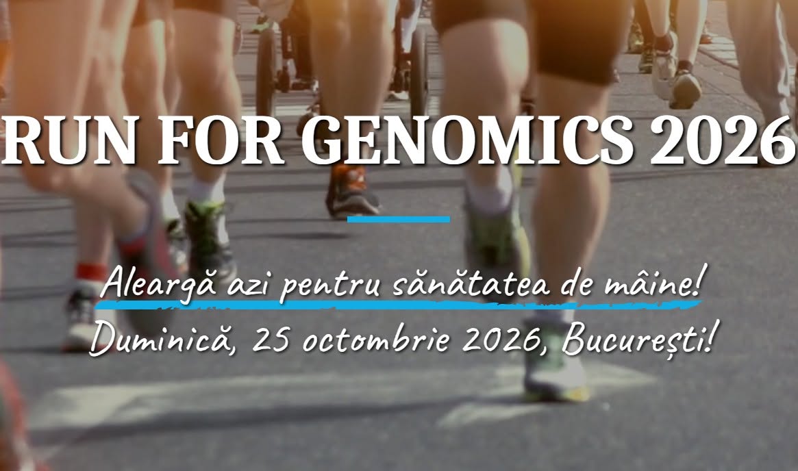 Run for Genomics 2026 va avea loc pe 25 octombrie!